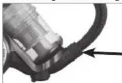 Cleanmaxx Z 08925 - Inserting/removing the hose - 1