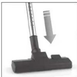Cleanmaxx Z 08059 - Inserting the Telescopic Tube - 2