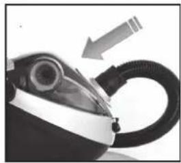 Cleanmaxx Z 08059 - Inserting / Removing the Suction Hose - 1