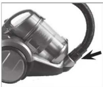 Cleanmaxx Z 07338 - Mettre en place/retirer le tuyau - 1