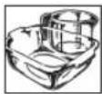 SHARP R-291 - GLASS OG KERAMISK GLASS - 1