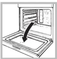 INDESIT FL 26 KCB IX - De ovendeur reinigen - 1