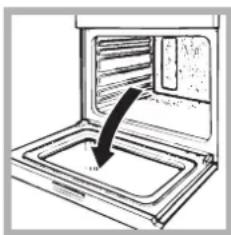 INDESIT FIMS 53 K.A IX - De ovendeur reinigen - 1