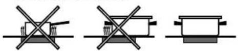 Three schematic symbols showing crossed-out electrical circuit lines, no text or labels present.