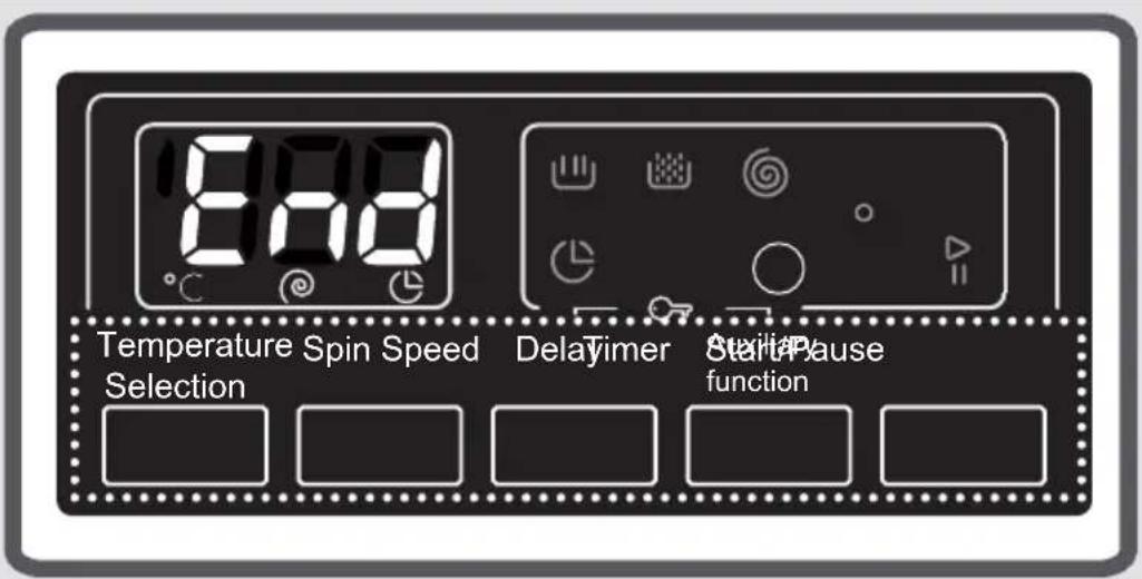 8.8.8 Temperature Spin Speed Delay Timer Start Pause Selection function