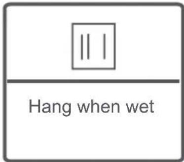Hang when wet