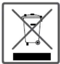 Prohibition sign with crossed-out trash bin and no waste symbol