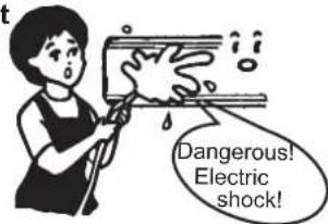 Dangerous! Electric shock!