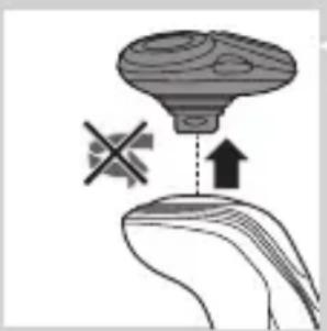 PHILIPS SHAVER Series 5000 S5650 - Сваляне и поставяне на приставките с щракване - 1