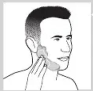 PHILIPS SHAVER Series 5000 S5650 - Slapjā skūšanas metode - 1
