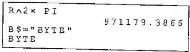 R^2* PI B$="BYTE" BYTE 971179.3866