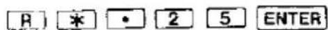 SHARP PC1403 - Utilisation de variables dans les calculs - 7