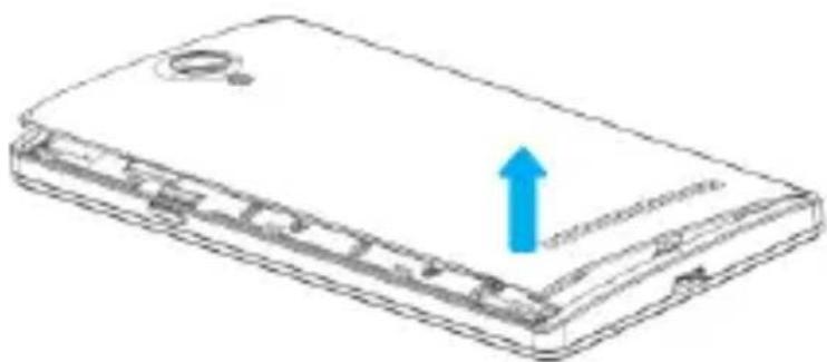HAIER Voyage G30 - Akkuabdeckung entfernen - 1