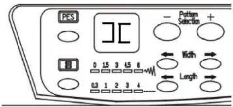 PES 0 1.5 3 4.5 6 0.3 1 2 3 4 Pattern Selection + Width Length