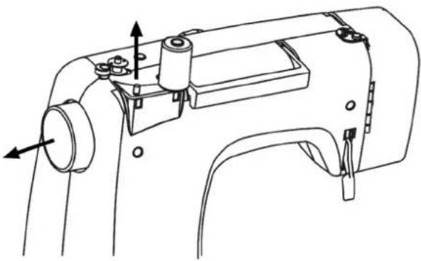 MEDION MD11836 - Encher a bobina da linha inferior - 1