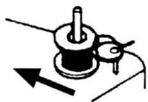 MEDION MD11836 - Winding thread on to the bobbin - 6