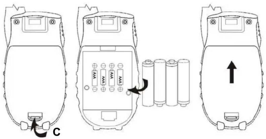 SILVERCREST Twintalker 4810 - Vkládání baterií - 1