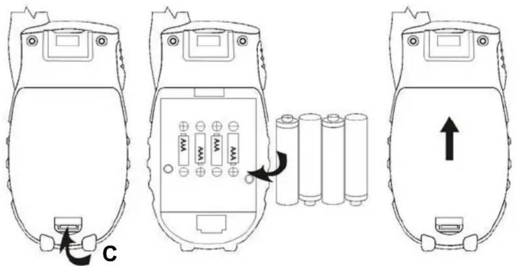 SILVERCREST Twintalker 4810 - A telepek behelyezése - 1