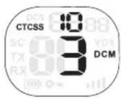 CTCSS 8 SC 08 TX 03 RX 03 DCM