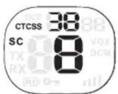 CTCSS 38 SC 8