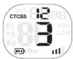 CTCSS 12 SC 0.8 TX 0.6 RX 0.4 VOX DCM