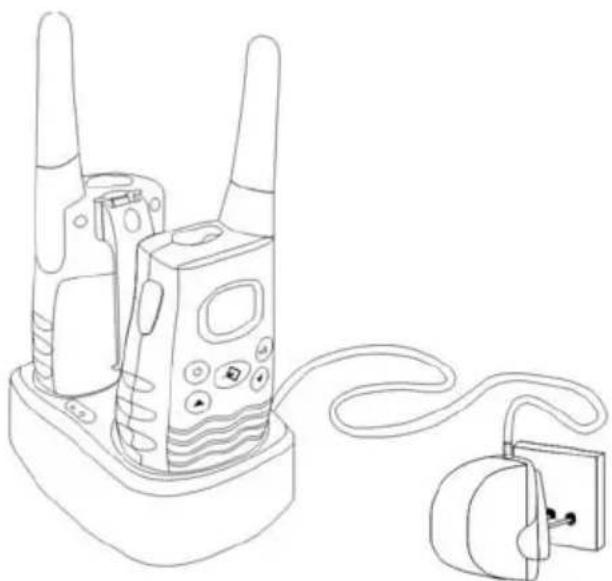 SILVERCREST Twintalker 4810 - Laden der Akkus - 1