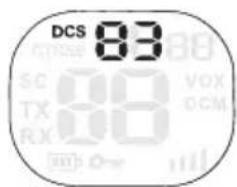 DCS 83 SC TX RX 88 VOX DCM