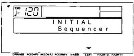 TIME J = 120 INITIAL Sequencer DRUMB ACCOMP3 ACCOMP2 ACCOMP1 BASS LEFT RIGHT2 RIGHT1