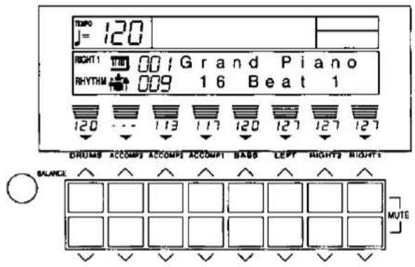 TDIPO J= 120 RIGHT1 001 Grand Piano RHYTHM 009 16 Beat 1 120 113 117 120 127 127 127 DRAUMS ACCOMP3 ACCOMP2 ACCOMP1 BASB LEFT RIGHT2 RIGHT1