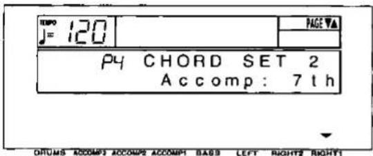 TWO j = 120 PAGE ▼▲ P4 CHORD SET 2 Accomp: 7 th ORUMS ACCOMP3 ACCOMP2 ACCOMP1 BASIS LEFT RIGHT2 RIGHT1