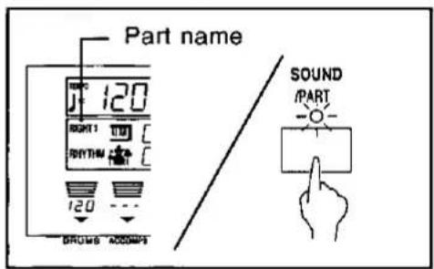 Part name 120 RIGHT 1 RIGHT 120 BRUSH ADDINGS SOUND PART
