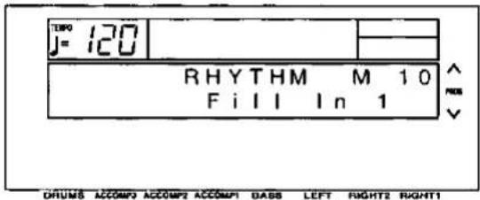 J= 120 RHYTHM M 10 Fill In 1 DRUMS ACCOMP3 ACCOMP2 ACCOMP1 BASS LEFT RIGHT2 RIGHT1