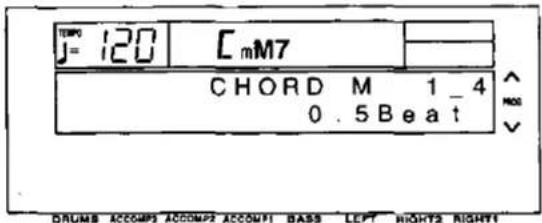 J= 120 C mM7 CHORD M 1_4 0 . 5 Be at DRUMB ACCOMP3 ACCOMP2 ACCOMP1 BASS LEFT RIGHT2 RIGHT1
