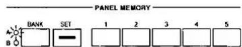 PANEL MEMORY BANK SET 1 2 3 4 5