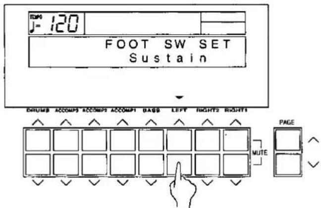 FDM J= 120 FOOT SW SET Sustain DRUMB ACCOMP3 ACCOMP2 ACCOMP1 BAG9 LEFT RIGHT2 RIGHT1 PAGE MUTE