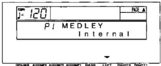 J= 120 PAGE ▲ P: MEDLEY Internal DRUM8 ACCOMP3 ACCOMP7 ACCOMP1 BASIS LEFT RIGHT2 RIGHT1