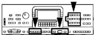 Diagram of a computer interface with labeled components and directional arrows indicating navigation or movement.