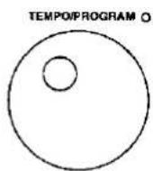 TECHNICS SX-KN920 - TEMPO/PROGRAM dial (KN1500) - 1