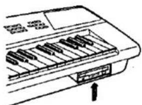 Diagram of a keyboard layout with no visible text or symbols