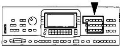 Front view of a computer control panel with an LCD screen and indicator lights (no text or symbols visible)