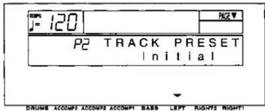 120 P2 TRACK PRESET Initial