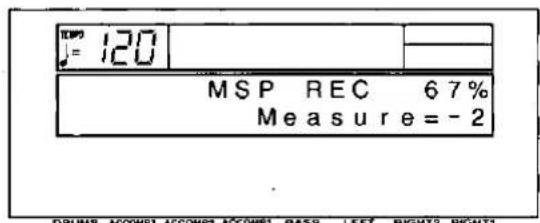TMP J = 120 MSP REC 67% Measure = -2 DRUMS ACCOMP1 ACCOMP2 ACCOMP1 BASS LEFT RIGHT2 RIGHT1