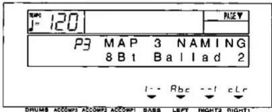 J= 120 PAGE▼ P3 MAP 3 NAMING 8 B1 Ballad 2 I- - Rbc - - l cLr DRUMB ACCOMP3 ACCOMP2 ACCOMP1 SASS LEFT RIGHT2 RIGHT1