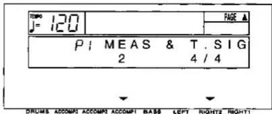 TIME J= 120 PAGE ▲ P: MEAS & T. SIG 2 4 / 4 DRUMS ACCOMP3 ACCOMP2 ACCOMP1 BASS LEFT RIGHT2 RIGHT1