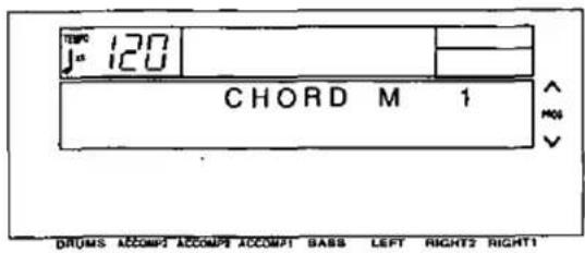 TEN J° 120 CHORD M 1 DRUMS ACCOMP1 ACCOMP2 ACCOMP1 BASS LEFT RIGHT2 RIGHT1