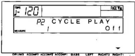 TOM J= 120 PAGE VA P2 CYCLE PLAY MEASURE Off DRUMS ACCOMP3 ACCOMP2 ACCOMP1 SASS LEFT RIGHT2 RIGHT1