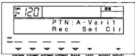 TIP0 J= 120 PTN: A - Var i 1 Rec Set Clr NO PLAT DRUMB ADCOMP1 ADCOMP2 ADCOMP1 BASB LEFT RIGHT2 RIGHT1