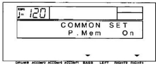 J= 120 COMMON SET P. Mem On DRUMB ACCOMP3 ACCOMP1 ACCOMP1 BASS LEFT RIGHT2 RIGHT1