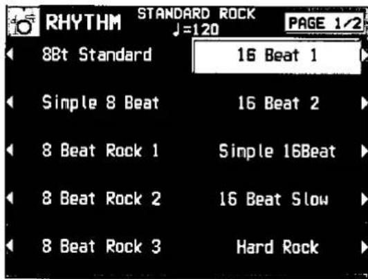 RHYTHM STANDARD ROCK J=120 PAGE 1/2 8Bt Standard 16 Beat 1 Simple 8 Beat 16 Beat 2 8 Beat Rock 1 Simple 16Beat 8 Beat Rock 2 16 Beat Slow 8 Beat Rock 3 Hard Rock