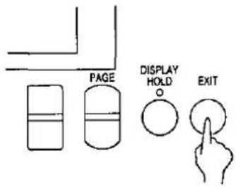 PAGE DISPLAY HOLD EXIT